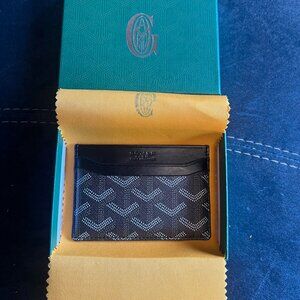 goyard saint sulpice card holder black